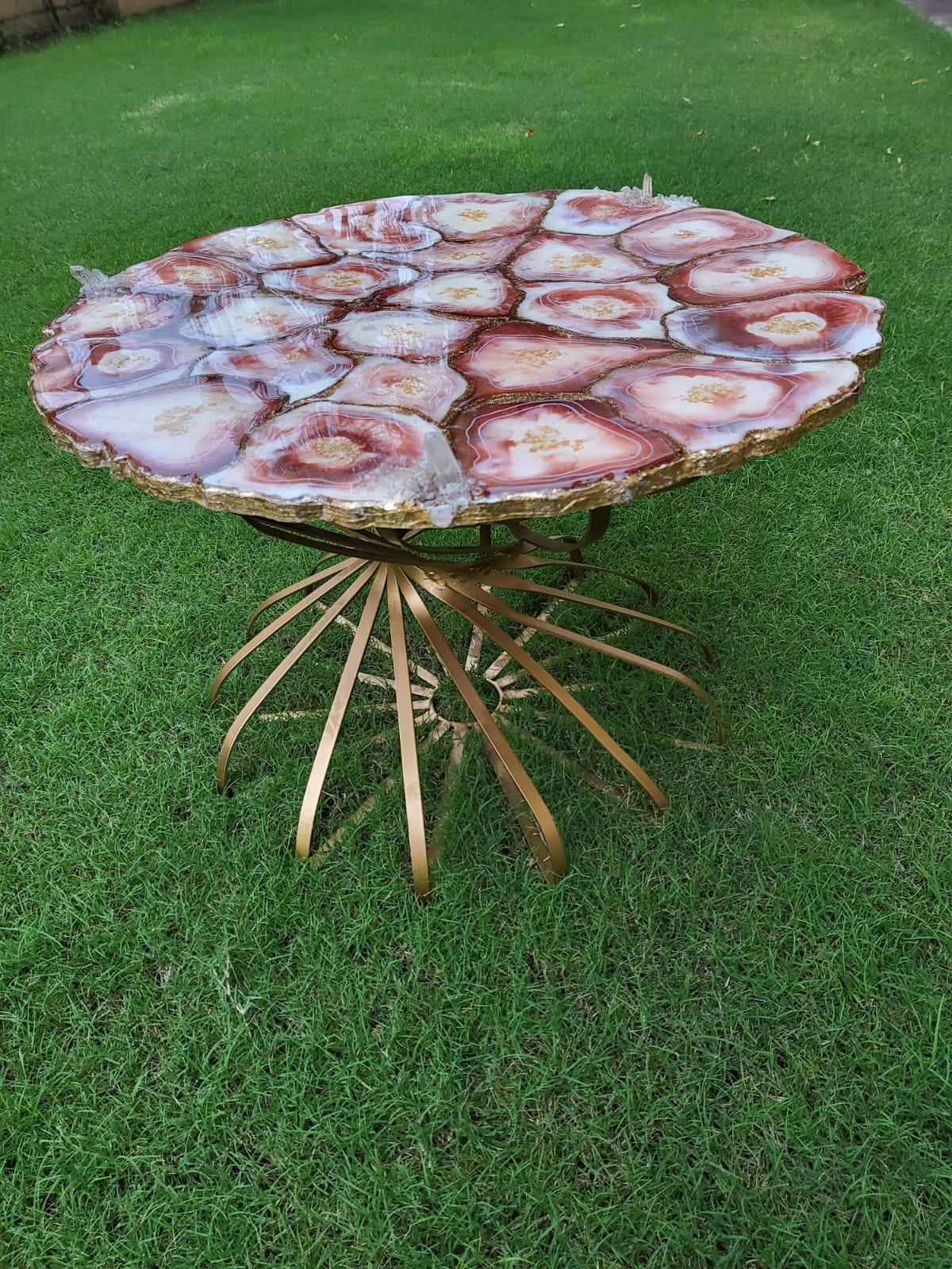 Faux Agate Table Top